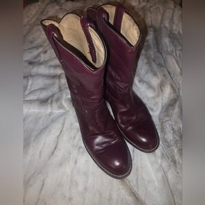 MEXICANA Rich Burgundy Cowboy Boots